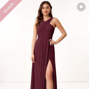 Azazie Cabernet Brandie Bridesmaids Dress
